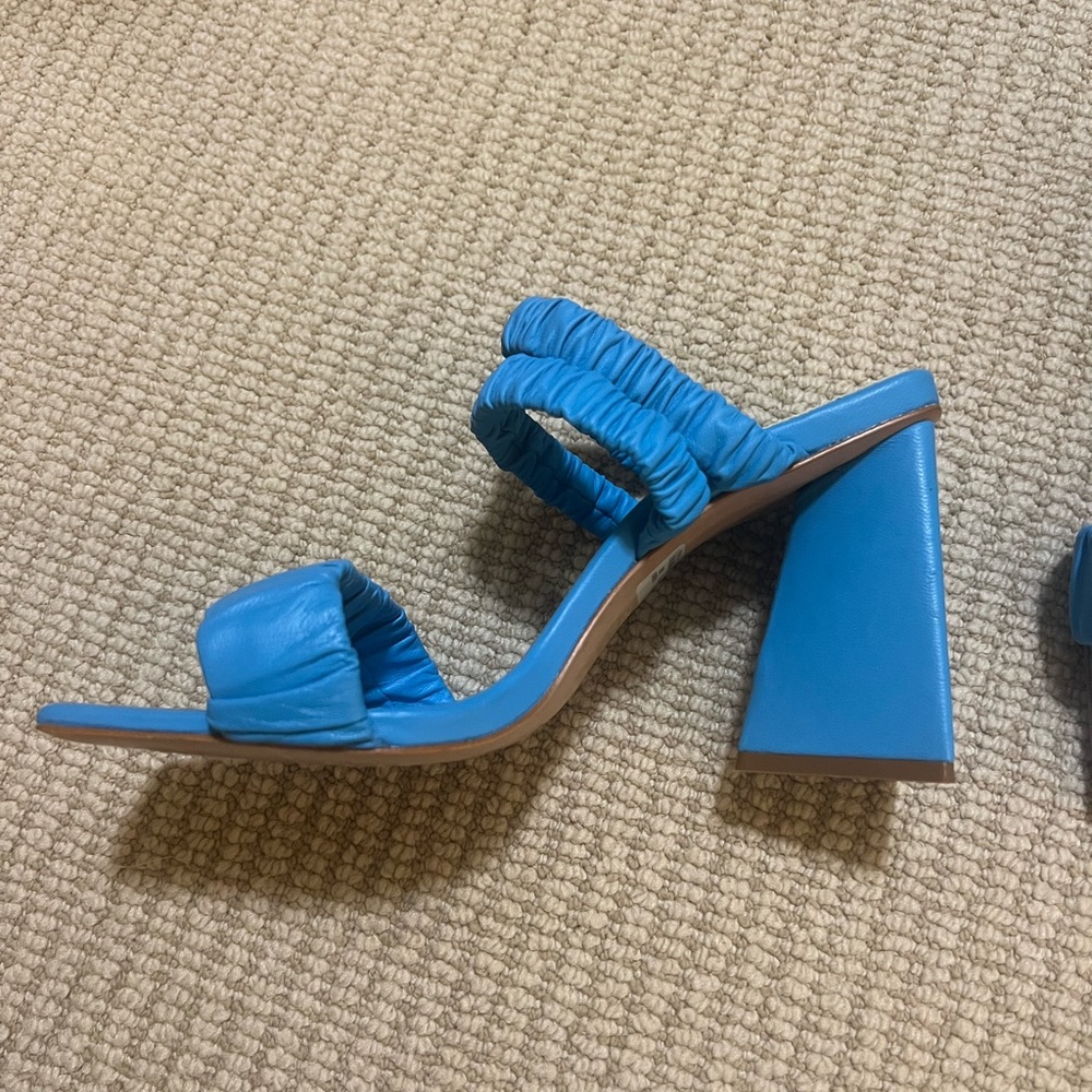 Blue Schutz heels size 8